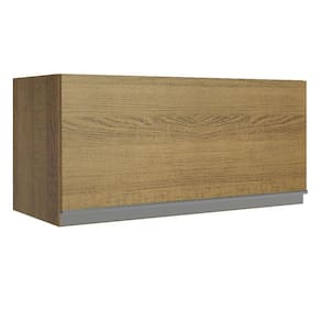 Armário Aéreo de Cozinha Madesa Glamy 70 cm 1 Porta Basculante - Rustic