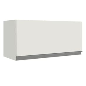 Armário Aéreo de Cozinha Madesa Glamy 70 cm 1 Porta Basculante - Branco