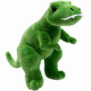 Dinossauro Tiranossauro Rex Verde 28Cm - Pelúcia