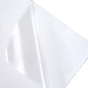Filme Adesivo Transparente Vinil Brilhante 150G A4 100 Fls