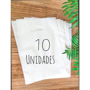 KIT 10 SACOLAS BOCA DE PALHAÇO COM TEXTURA 30X40 Opções
