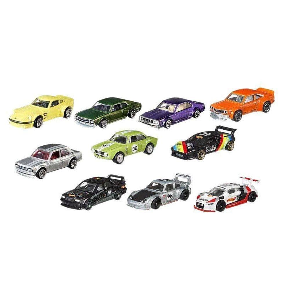 Kit 10 Carrinhos Básicos Sortidos Hot Wheels - Mattel 54886
