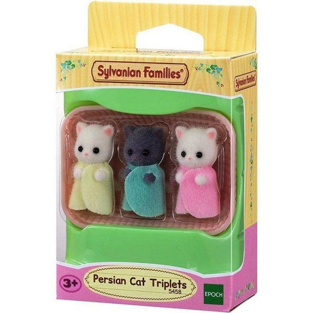 Sylvanian Families Trigemeos Gatos Persas EPOCH Magia 5458