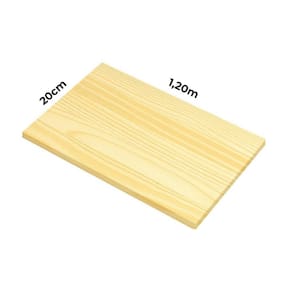 Painel Chapa Madeira Natural 1200X200X18 - Tramontina - 1,20m x 20cm com 18mm de espessura Tramontina