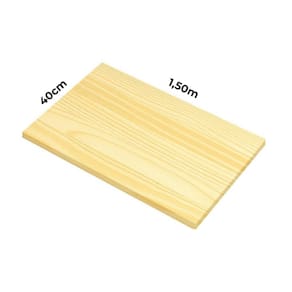 Painel Chapa Madeira Natural 1500X400X18 - Tramontina - 1,50m x 40cm com 18mm de espessura Tramontina