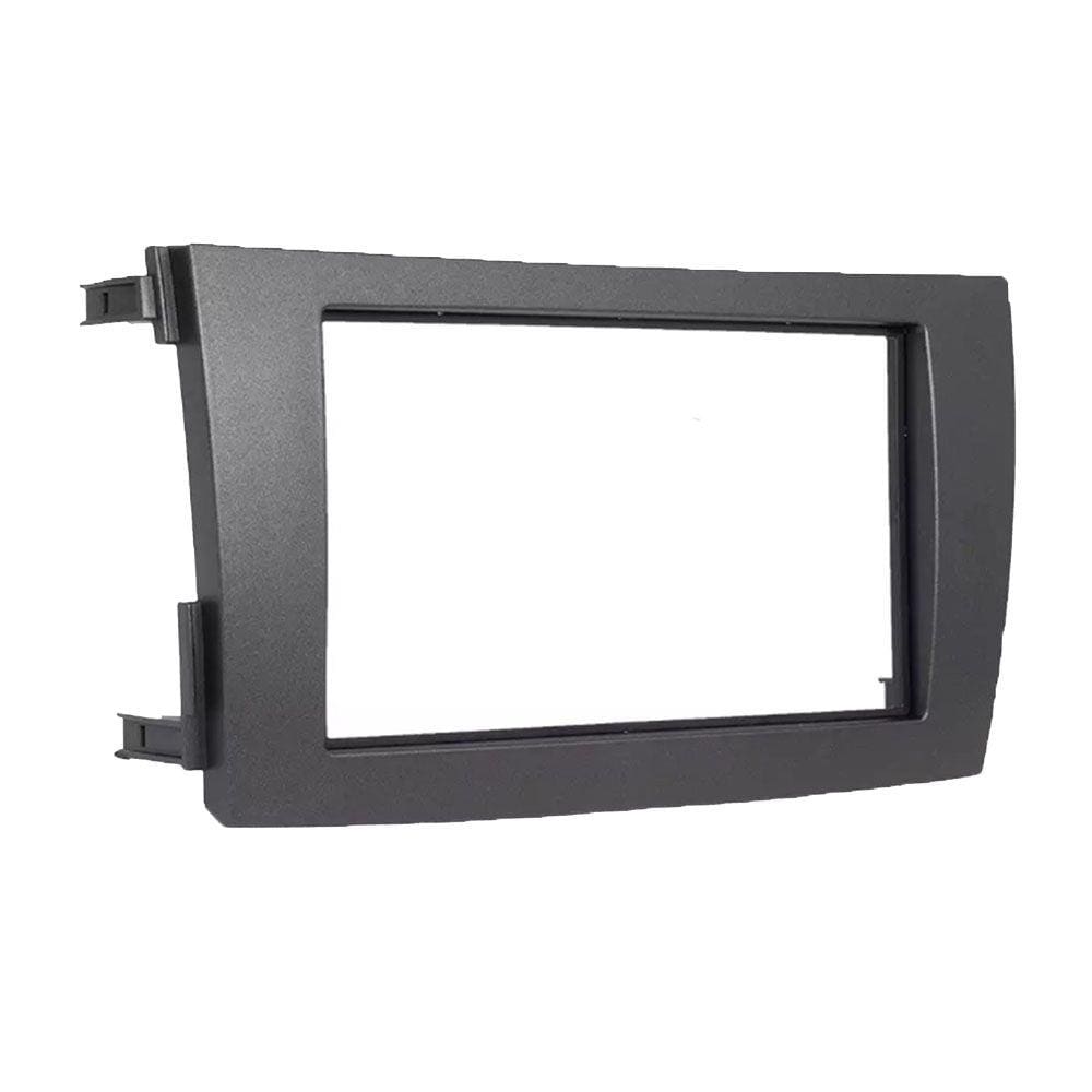 Moldura Painel 2DIN Toyota Corolla 2008 ao 2013 Grafite Escuro