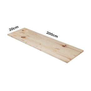 Painel Chapa Madeira Natural 2000x200x18 - Tramontina - 2m x 20cm com 18mm de espessura Tramontina