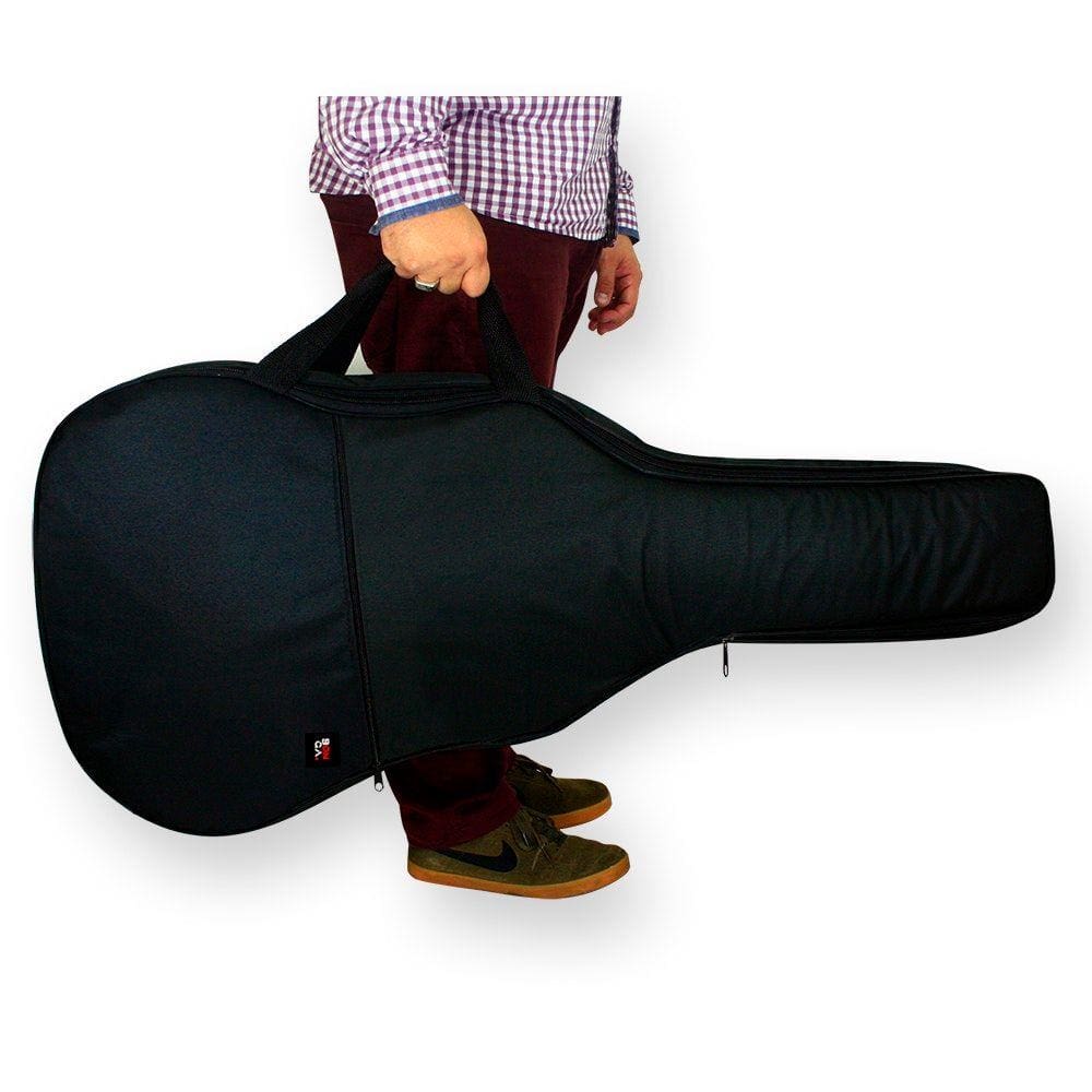 Capa Bag Case Violão Folk Acolchoada Impermeável Semi Luxo