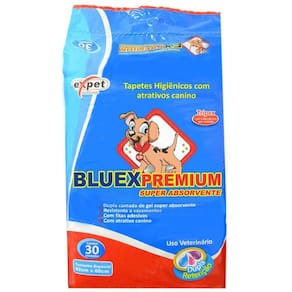 Tapete Higiênico BluEx Premium com 30 Unidades 82 cm X 60 cm
