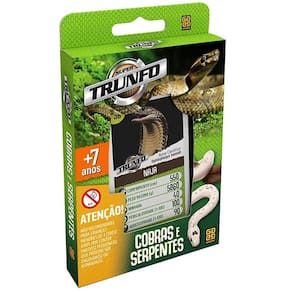 Jogo Super Trunfo Cobras e Serpentes GROW 3715