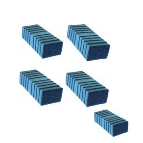 Esponja Antiaderente Azul 110mmx75mmx25mm - Ref.9418 - Superpro Bettanin - Kit com 50 unidades.
