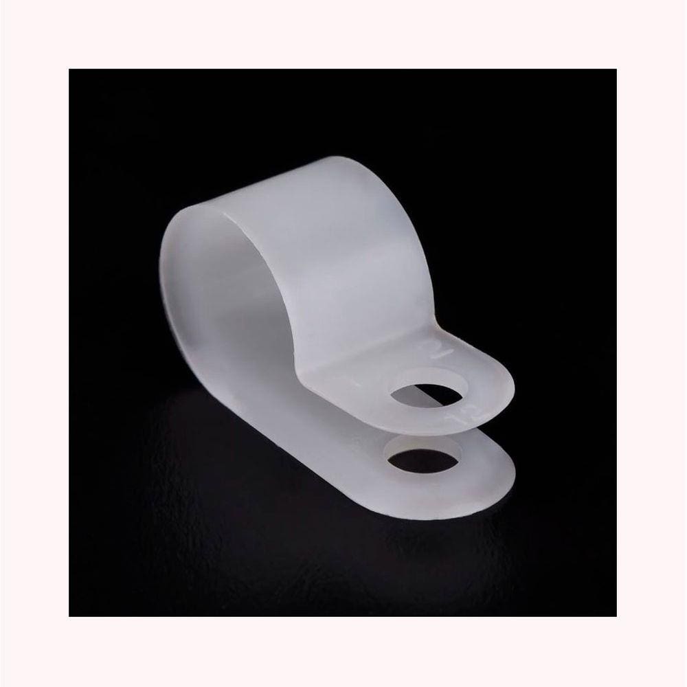 Abraçadeira Cinta Plastica Fixadora 4mm Natural - Pct 50 Unids