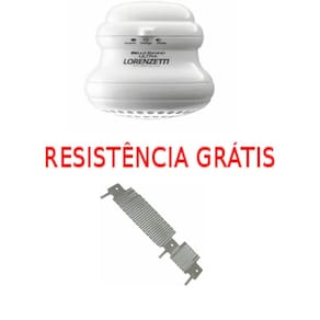 Ducha 5500W 127V Lorenzetti Loren Bello Ultra C/ Cano