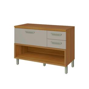 Balcão 1 Porta 2 Gavetas Nesher Princesa 120cm Mdf