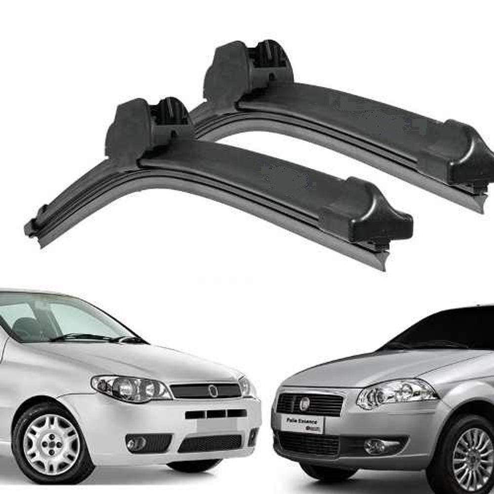 Kit Palheta Limpador Parabrisa Para-brisa Dianteiro Fiat Pálio 1996 à 2010
