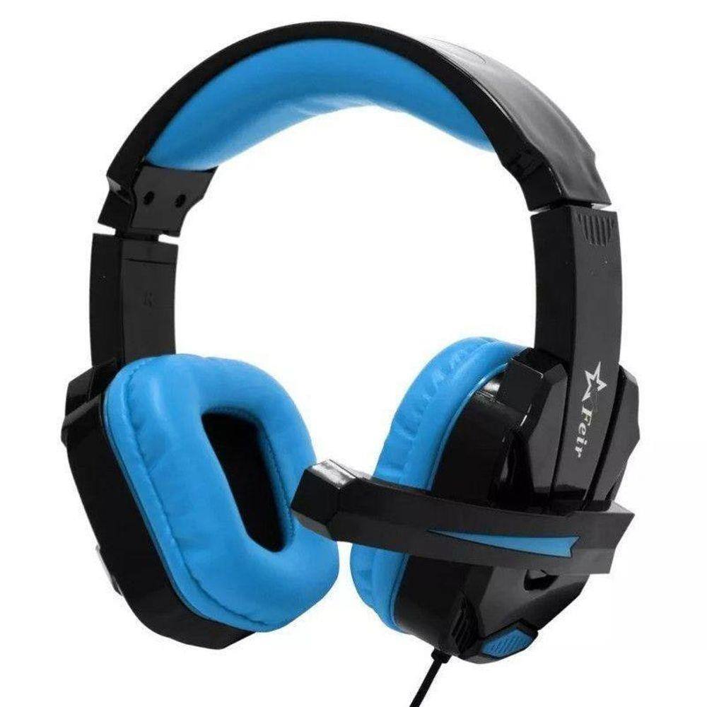 Headset Gamer Fr-510 Deep Bass Fone Ouvido Microfone P2 Pc Ps4