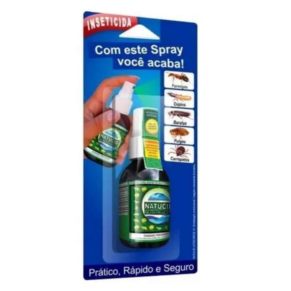 Spray Contra Formigas, Pulgas E Carrapatos 30Ml Natucid