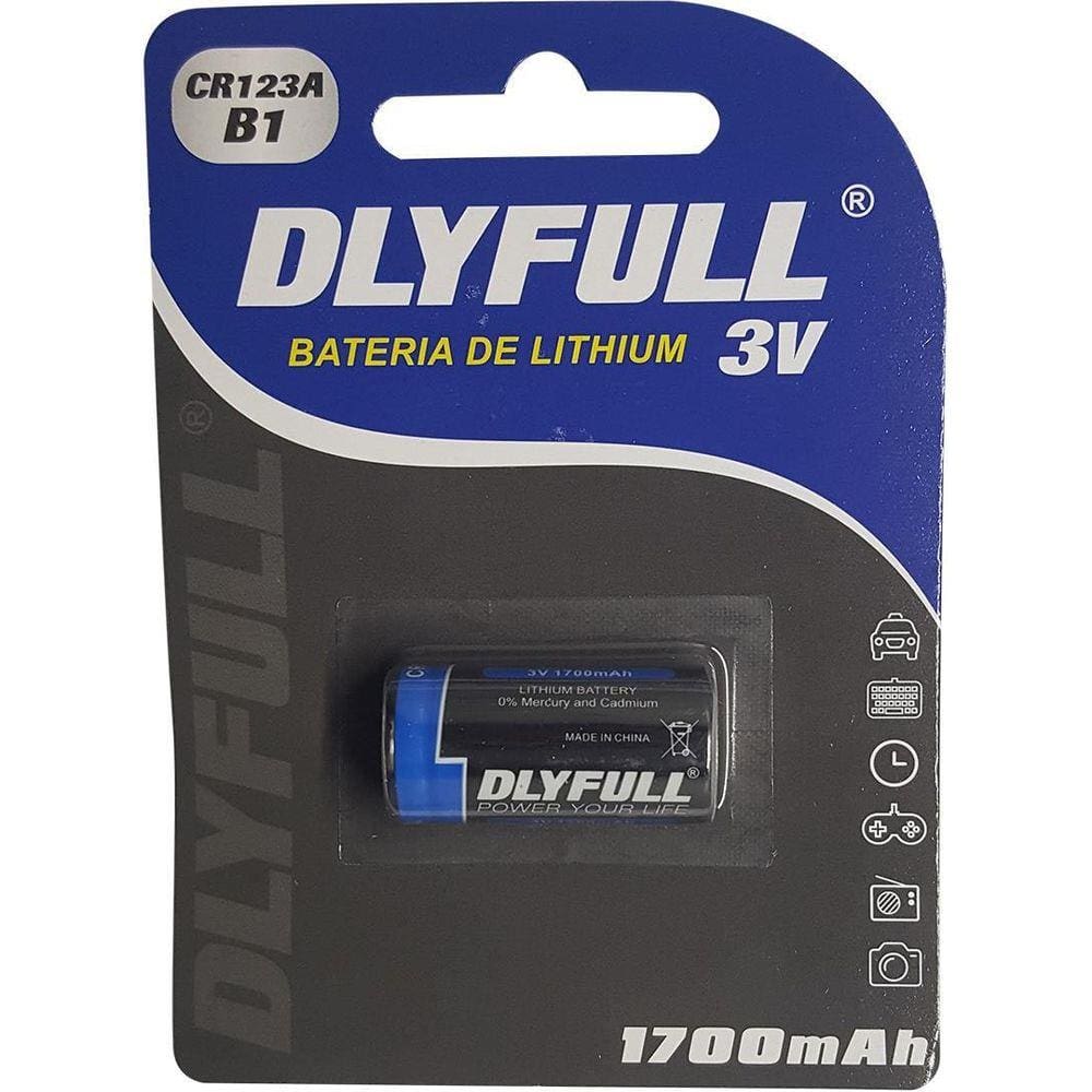 Kit 10 Baterias Cr123A 3V Dlyfull Lithium