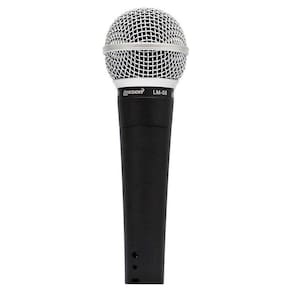 Microfone Dinâmico Lexsen Lm-58 Para Voz Com Fio 3M
