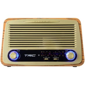 Caixa De Som Portátil Retro Bluetooth 35W Trc212