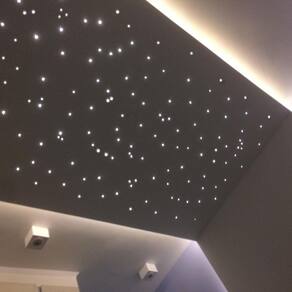 Kit Noite Estrelado Fibra Ótica Iluminação 150 Teto Branco