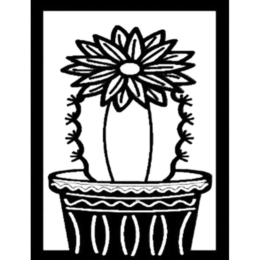 Quadro decorativo cacto 3