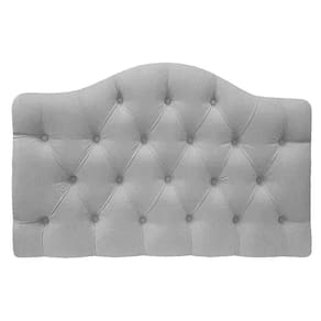 Cabeceira Suspensa Imperatriz 195 Cm King Size Suede Cinza