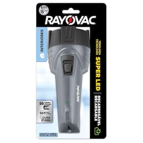 Lanterna Recarregável Super LED Média 56 lumens Bivolt