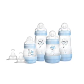 Coleção Mamadeiras Safari Easy Start Azul Mam