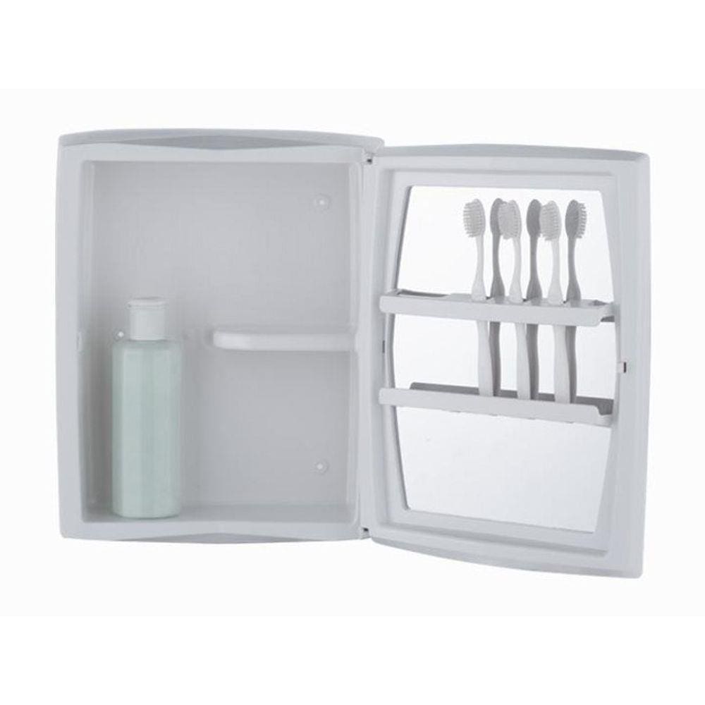 Armario Banheiro Astra 30 X 37 X 11 Cm Cinza A52 Cz2