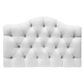 Cabeceira Suspensa Imperatriz 195 Cm King Size Suede Branco