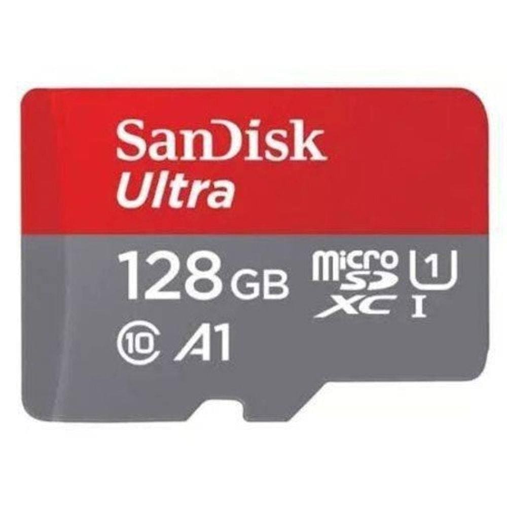 Cartão Micro Sdxc 128Gb Sandisk Ultra 100Mb/S C10 Leitor Usb