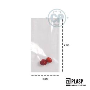 Bobina para Unitarização transparente 4 x 7 cm - 10.000 UNDS