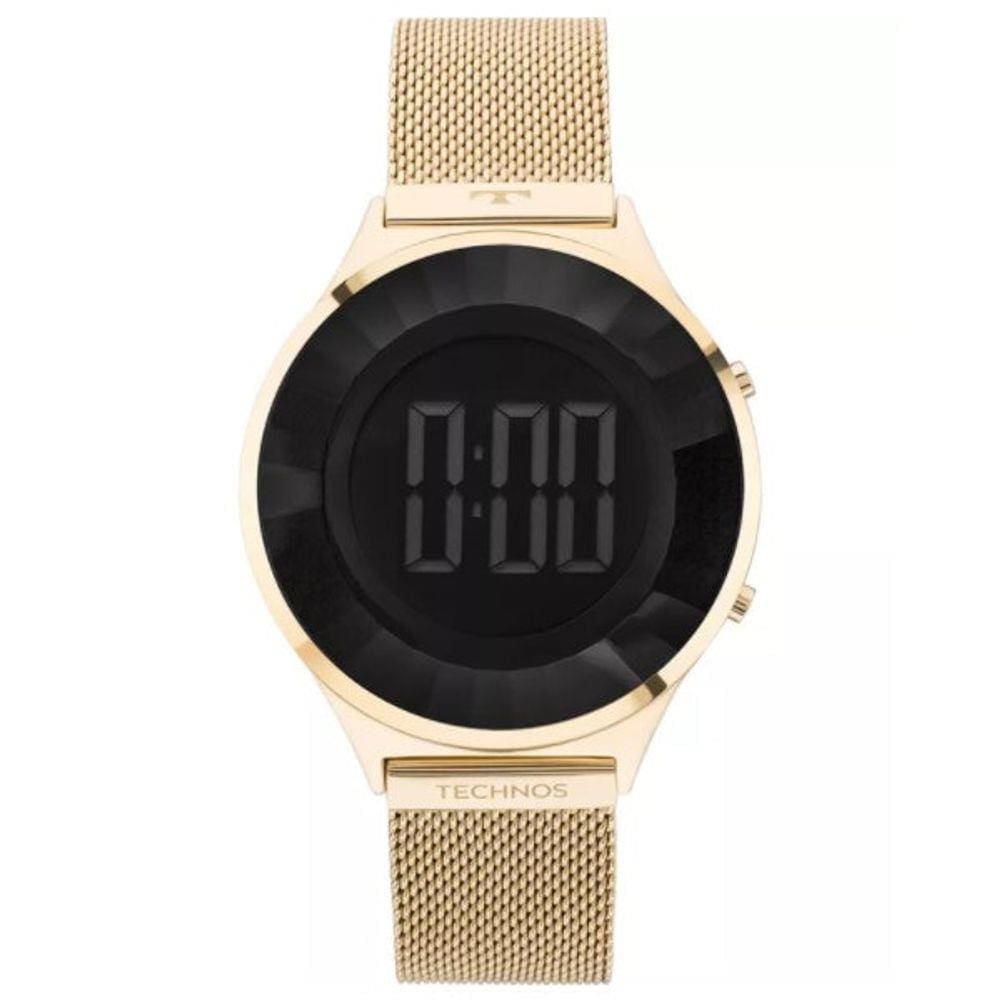 Relógio Technos Feminino Bj3572aa/ap Digital Dourado