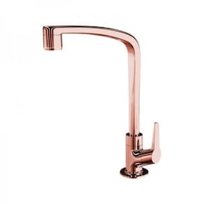 Torneira Plástica Mesa Lorenzetti Flatt 1167 F71 Rose Gold