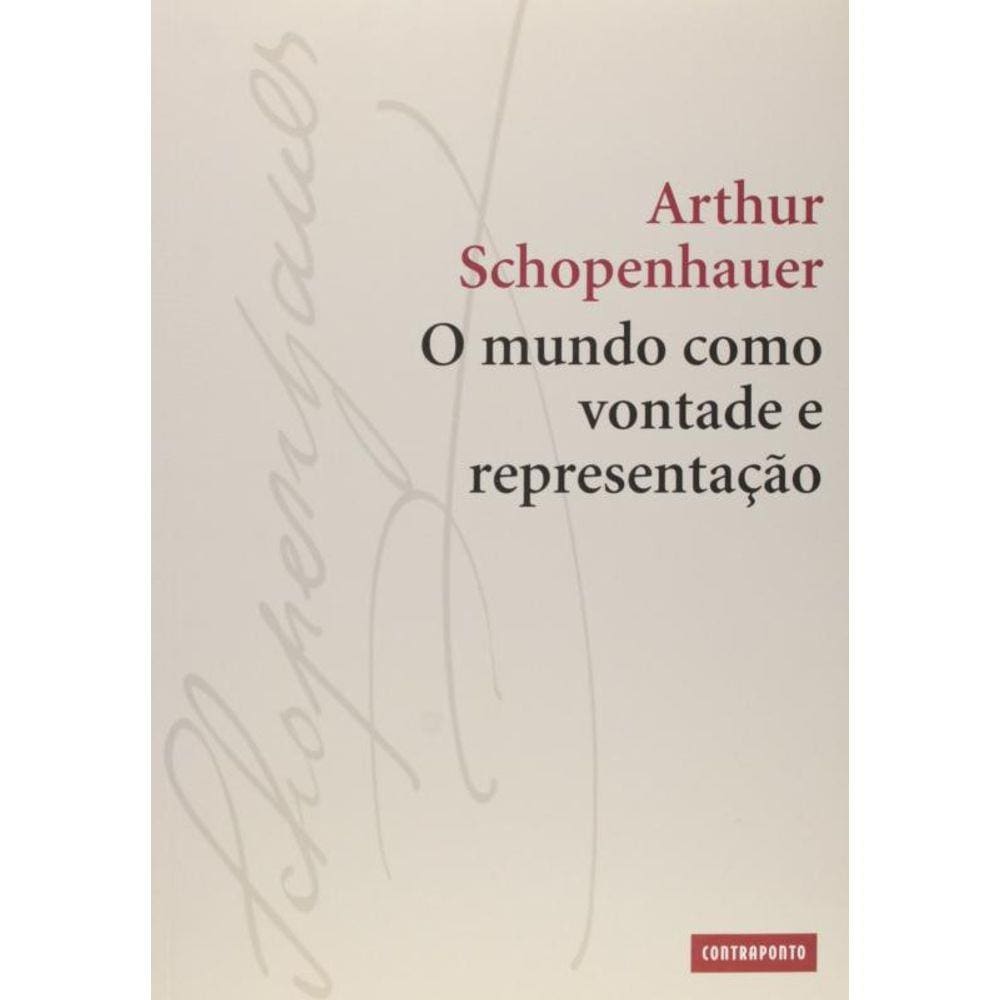 Mundo Como Vontade E Representacao, O           01
