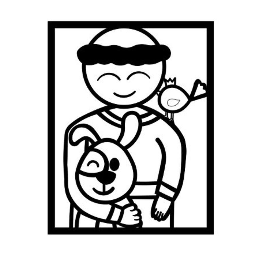 Quadro decorativo São Francisco de Assis