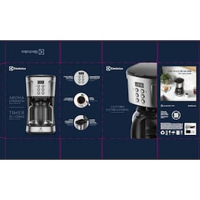 Cafeteira Elétrica Digital Electrolux 38 Xícaras Experience ECM30 110V