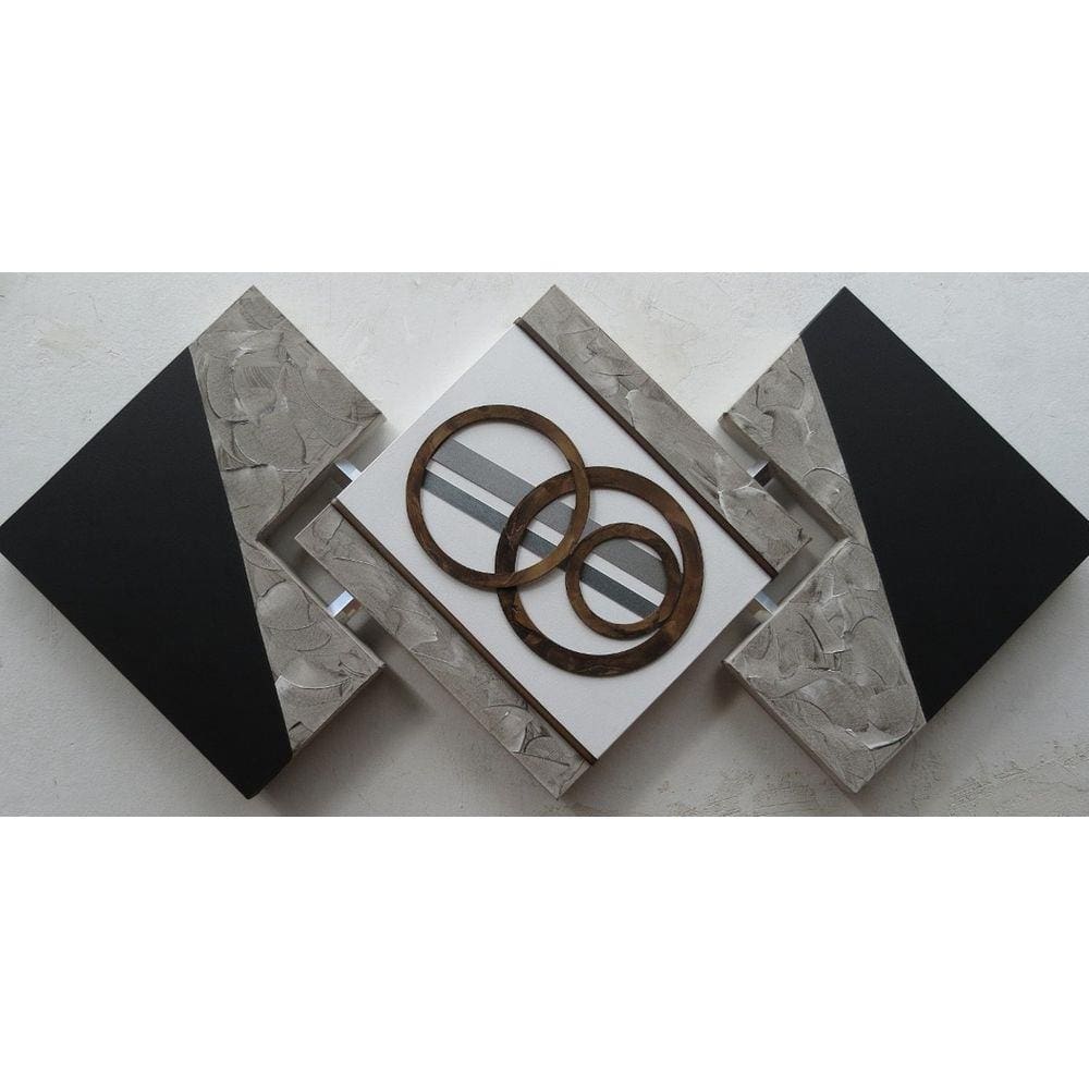 Quadro Abstrato Decorativo - 57x120cm