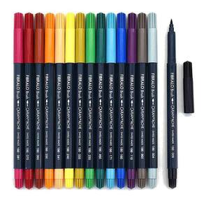 Kit Caneta Fibralo Brush Caran D Ache Com 15 Cores