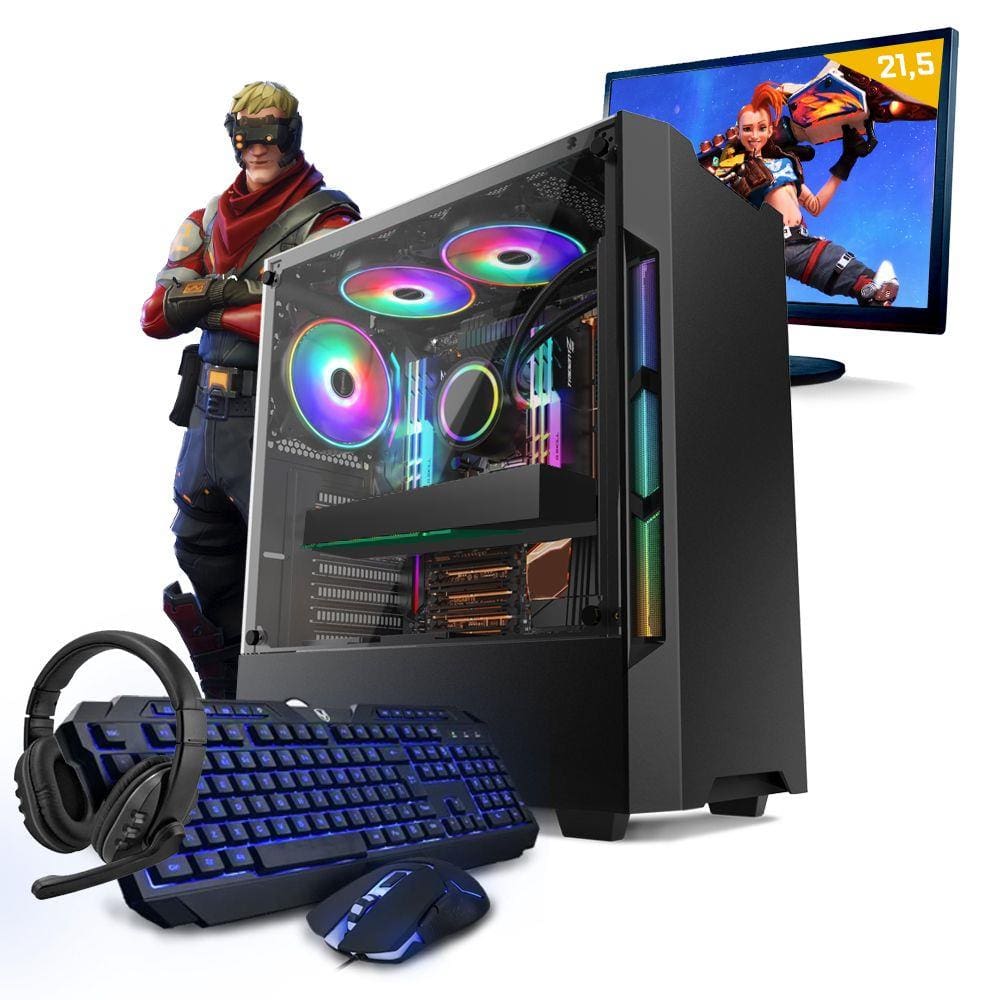 Kit gamer de pc barato  Black Friday Casas Bahia