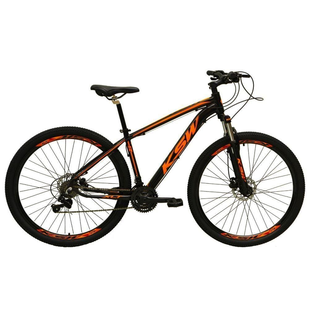 Bicicleta Aro 29 27v Freio Hidráulico K7 Preto Tam. 15
