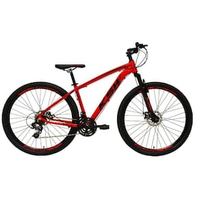 Bicicleta Aro 29 24v K7 Câmbios Shimano Vermelho Tam. 15