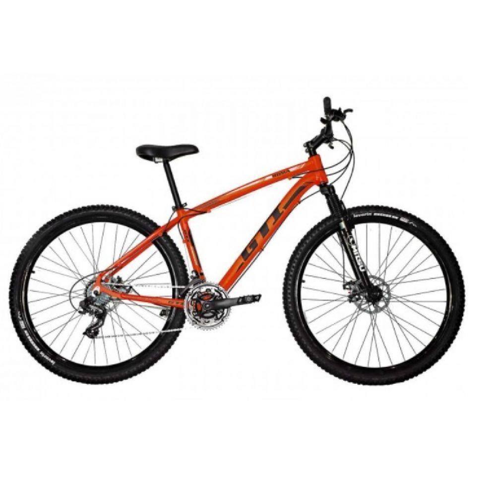 Bicicleta Aro 29 Gti Roma 21v Freio a Disco Laranja Tam. 21