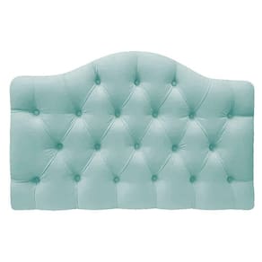 Cabeceira Suspensa Imperatriz 90 Cm Solteiro Azul Tiffany
