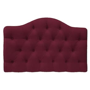 Cabeceira Suspensa Imperatriz 90 Cm Solteiro Suede Bordô