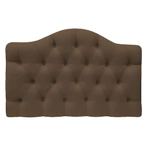 Cabeceira Suspensa Imperatriz 90 Cm Solteiro Suede Marrom