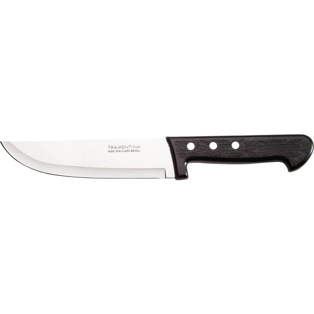 Faca Cozinha Inox 6" Cabo Preto Emb. c/ 12 Un. - Tramontina