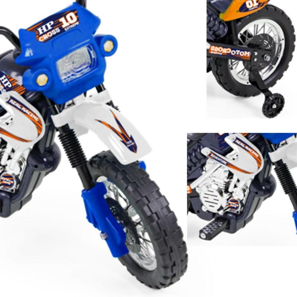 Moto Trilha Infantil Motocross 33 Cm Brinquedo Para Montar