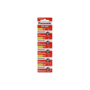 Bateria Cr 1220 Panasonic Cartela com 5 Unidades